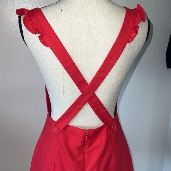 Superdown Revolve Sirena Ruffle Mini Dress Red
Open Back size Medium - Picture 6 of 16